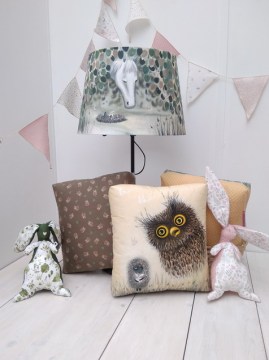 pillows_hedgehog_batik_art_handmade