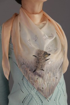 shawl_hedgehog_silk_batik_accessories